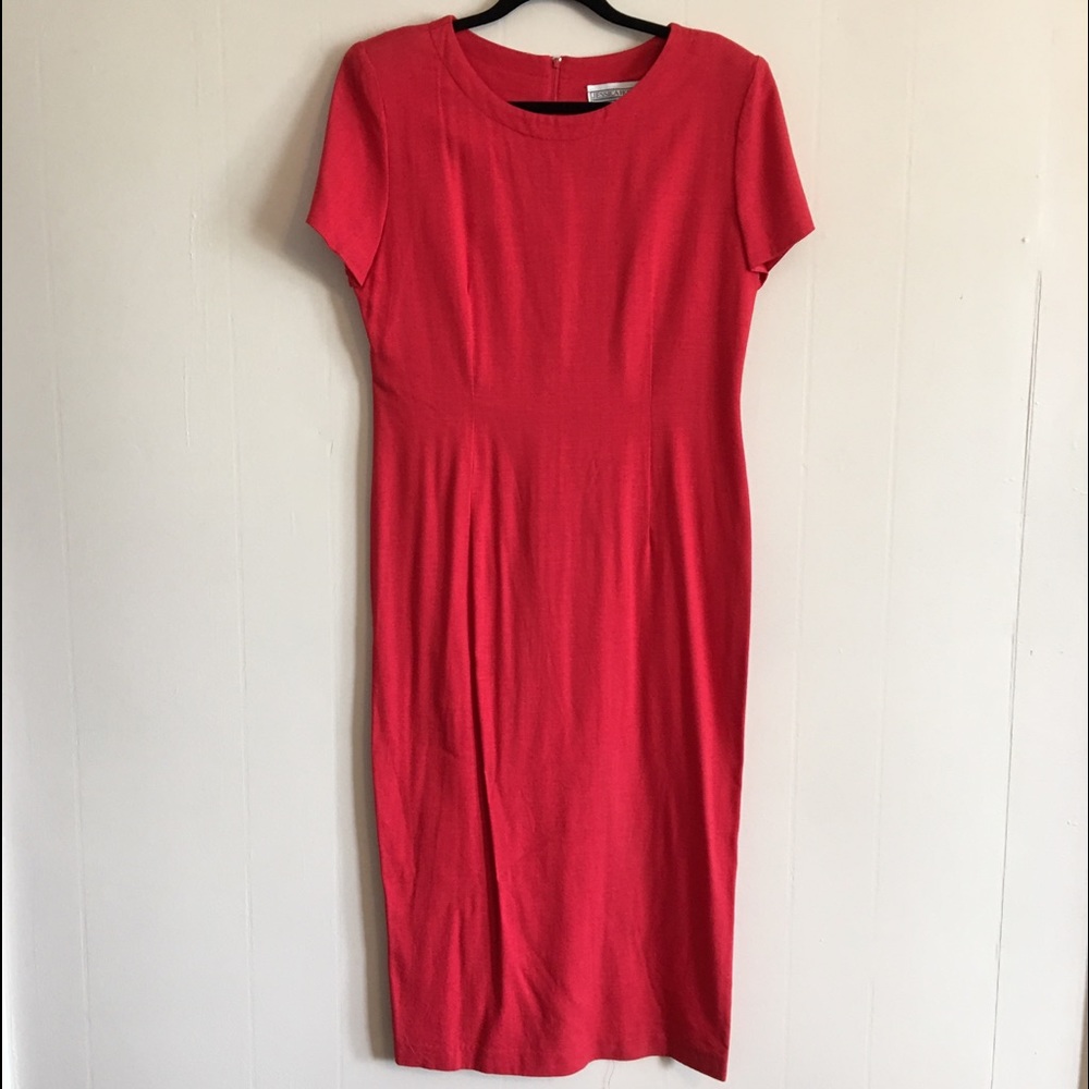 Jessica Howard-Red- Dress- 12